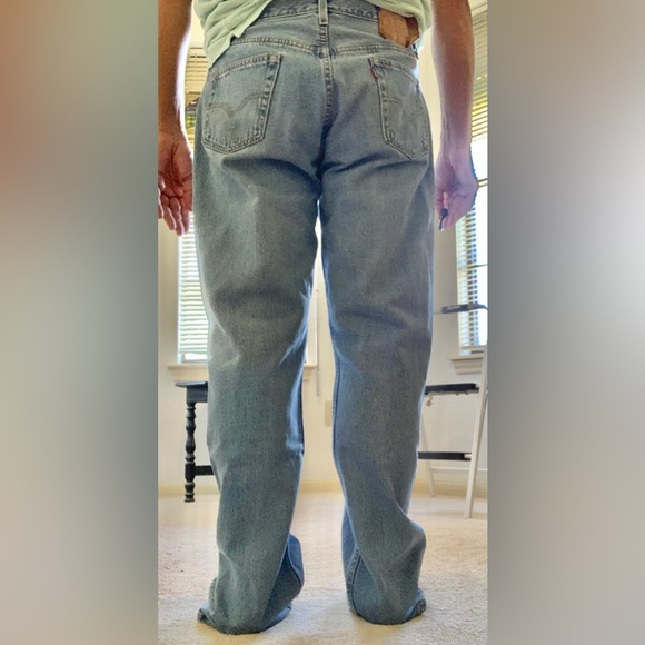 MENS VINTAGE 501 LEVIS FADED BLUE DECEMBER 1998 0134 33 X 33 SUMMER SCHOOL - Picture 4 of 16